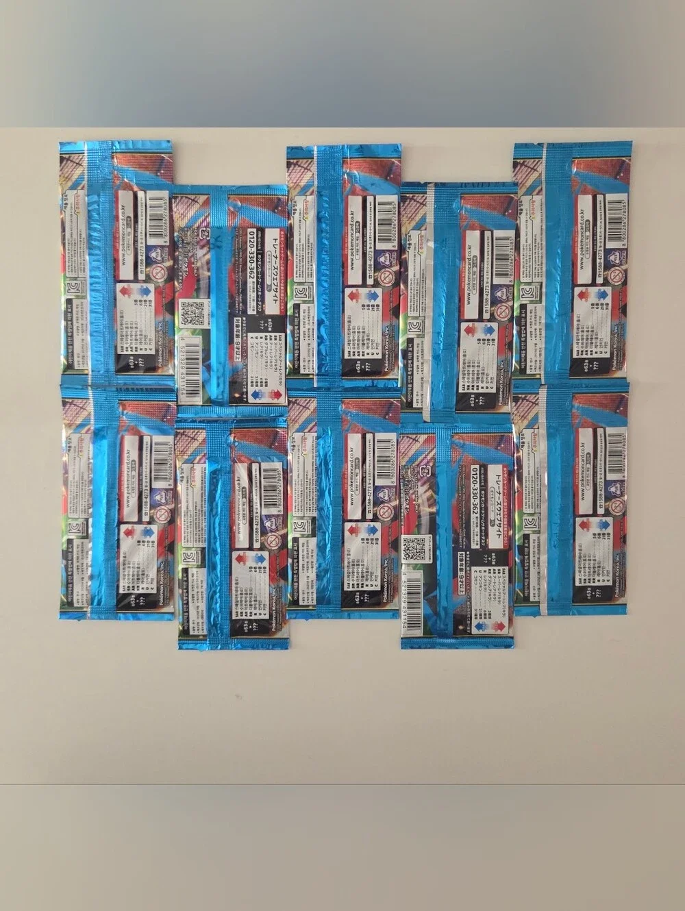 Pokémon Mega Brave Lucario  Booster  10 Packs Total (Korean & Japanese)